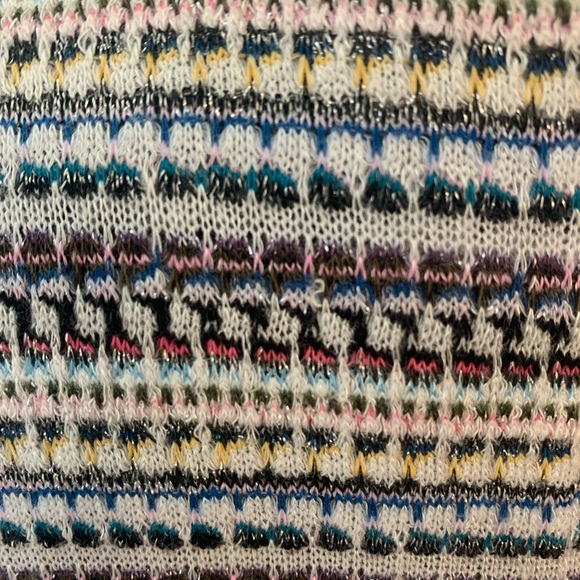 Bobeau Multi-colored Tunic w/ Short Sleeves (L) - Picture 7 of 7